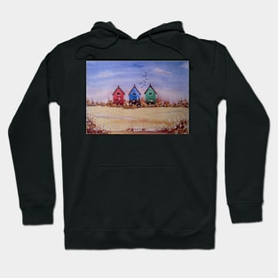 Beach Huts Hoodie